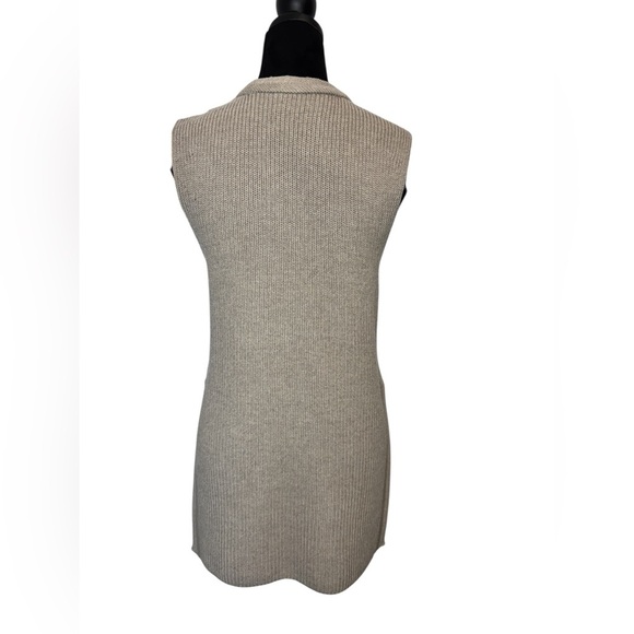 Aritzia Wilfred Palmier Tunic Wool Knit Top Nude - Picture 2 of 9